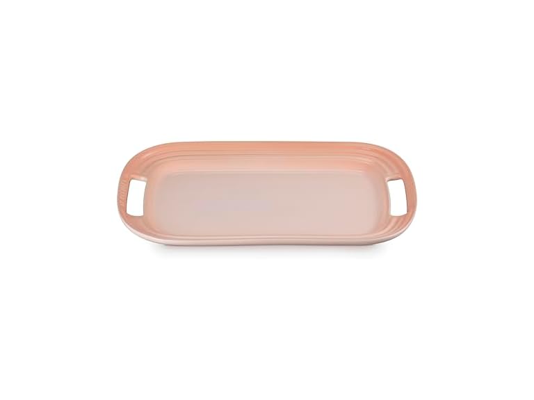 Le Creuset Stoneware Serving Platter, 16.25", Peche