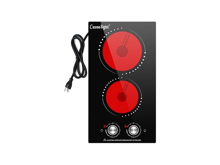 Portable Electric Cooktop (Knob Control)