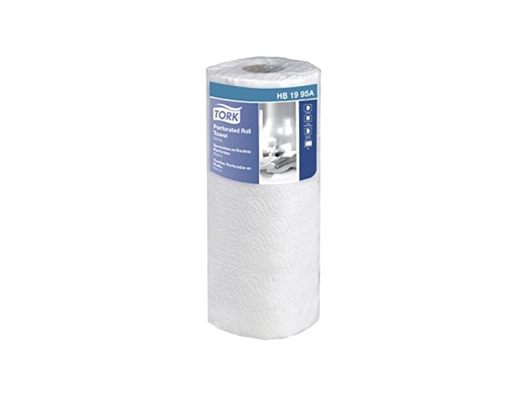 Tork HB1995A Perforated Jumbo 2-Ply Roll Towel, White