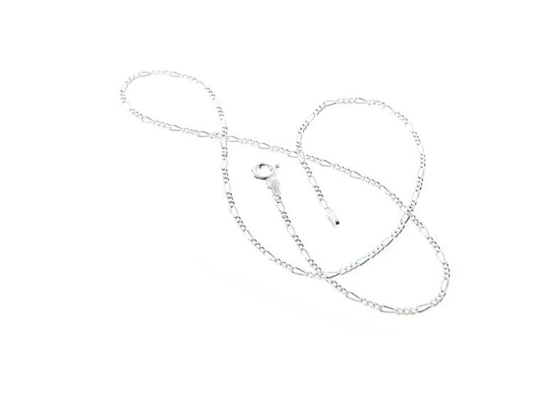 Yeidid Sterling Silver Figaro Chains 16"-30"