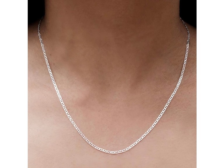 925 Sterling Silver 16-30" Mariner Chain