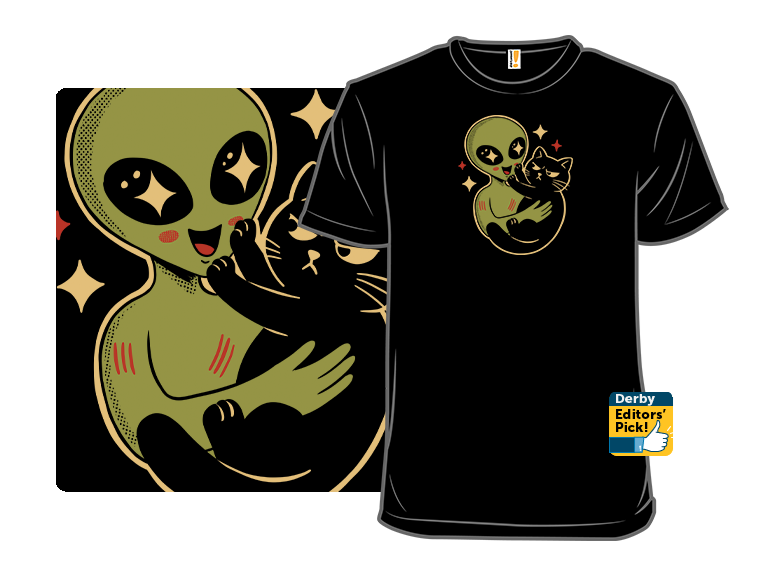 Alien loves cat