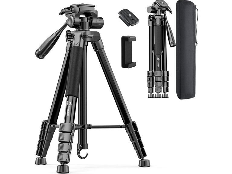 Aluminum Camera Tripod Stand | 73in