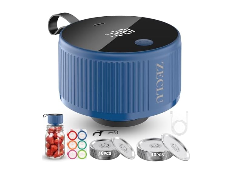 Zeclu Mason Jar Vacuum Sealer