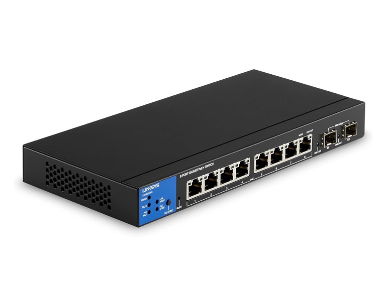 Linksys 8-Port Gigabit Network PoE+ Switch