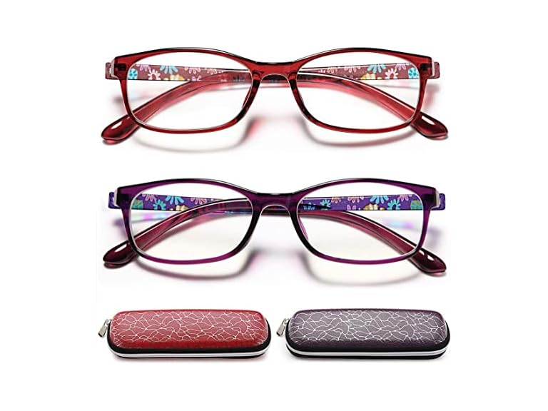 Women's Blue Light Reading Glasses 2-PK