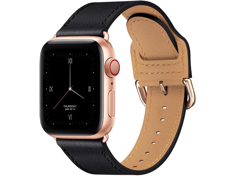 2 PK Leather Strap Band for Apple Watch