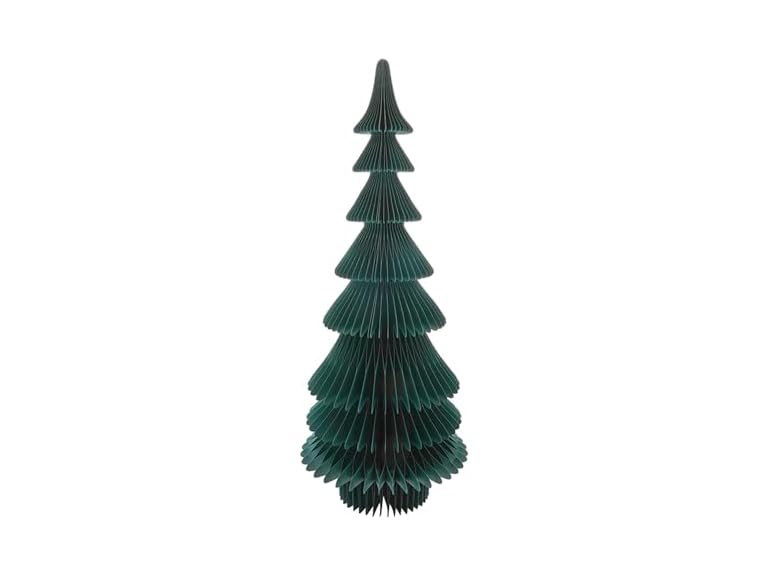 3D Foldable Fir Tree Holiday Centerpiece Blue, 36" Tall