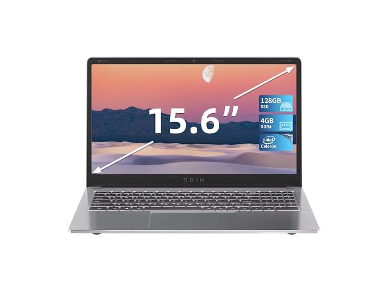 SGIN SGIN-M15 15.6" 4GB/128GB Laptop (Open Box)