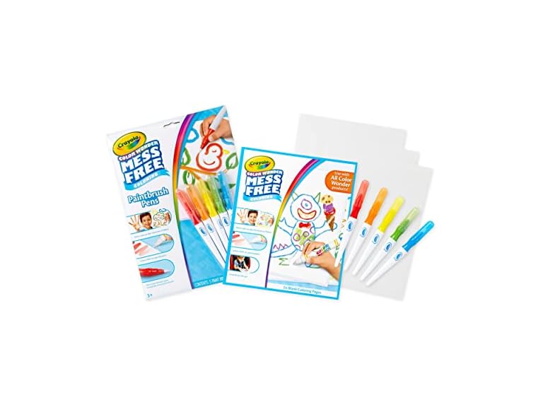 Crayola Color Wonder Paintbrush Pens & Paper