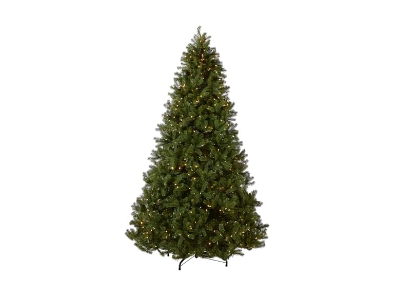 National Tree Company 9' Pre-Lit Downswept Douglas Fir Artificial Christmas Tree